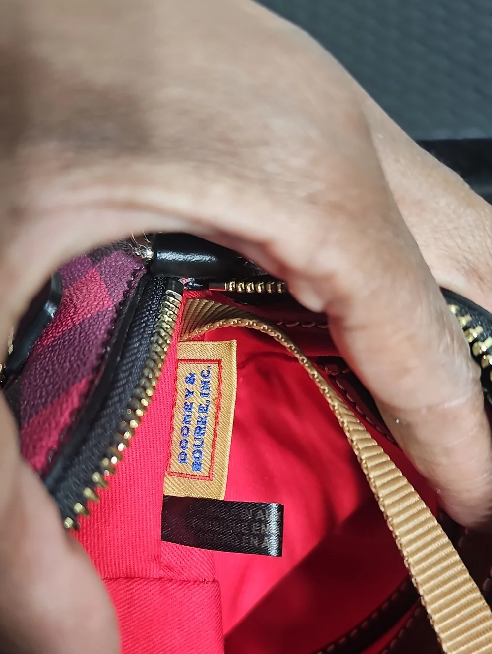 Dooney And Bourke Tucker Domed Crossbody Bag